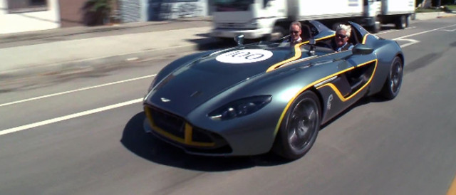 Leno gets a go in the Aston Martin CC100