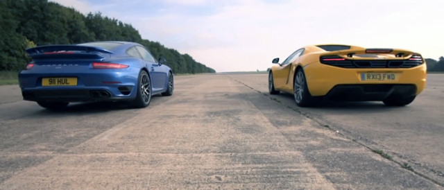 Chris Harris Pits the all-new Porsche 911 Turbo S vs. The Mighty McLaren 12C