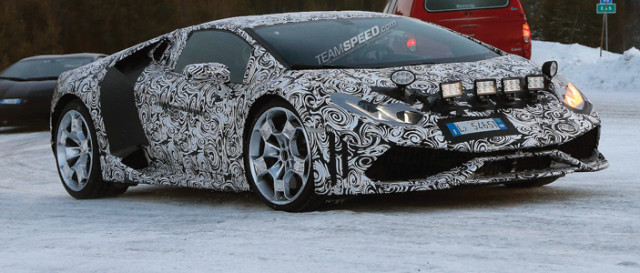 Lamborghini Huracan Gets Its Snow Legs