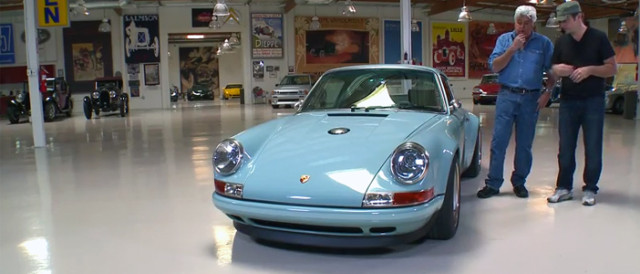 Leno Drives the Singer 911