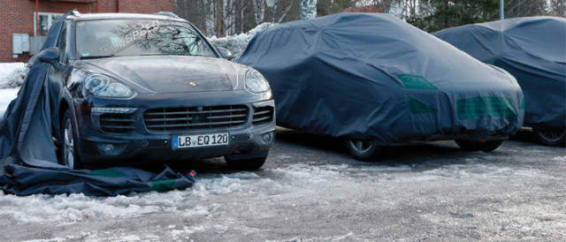 Porsche Cayenne Face-Lift Spotted Again