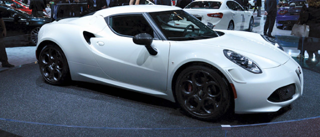 Alfa Romeo 4C makes U.S. Debut in New York