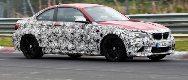 BMW M2 spotted testing in production form