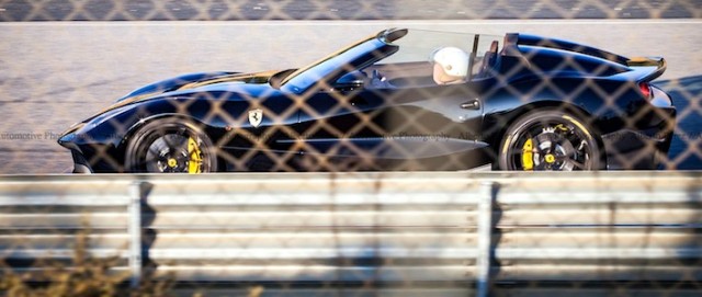 Black Magic: Yet another Ferrari F12 TRS Spotted