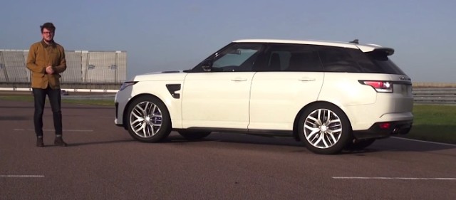 Shotgun in the 542hp Range Rover Sport SVR
