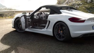 Porsche reveals new Boxster spyder, set for New York debut