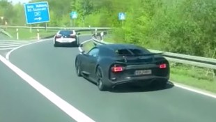 Bugatti Test Mules Caught on Video