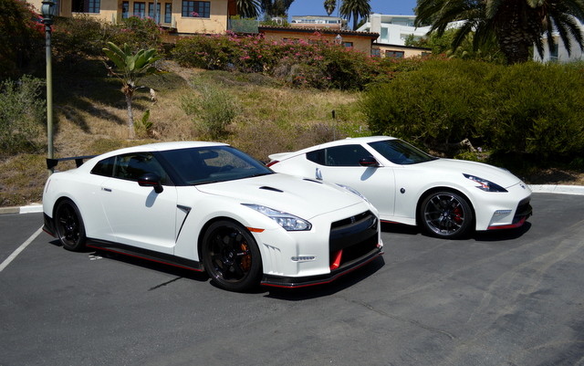 GT-R NISMO and 370Z NISMO in the Pacific Palisades