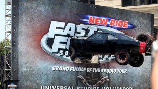 Dodge Charger Jumps Through Billboard to Introduce ‘Fast & Furious – Supercharged’