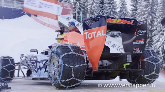 Red Bull F1 Hits the Ski Slopes