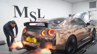 This Nissan GT-R Proves That There’s Not Always Smoke Where There’s Fire
