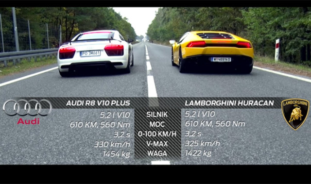 Flash Drive: New Audi R8 V10 Plus vs Lamborghini Huracan