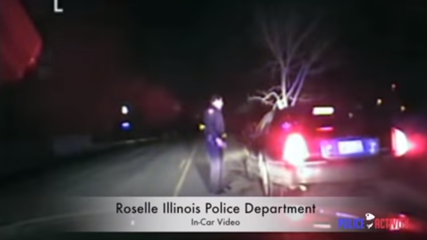 Officer Pulls Over Driver With Tree Hood Ornament