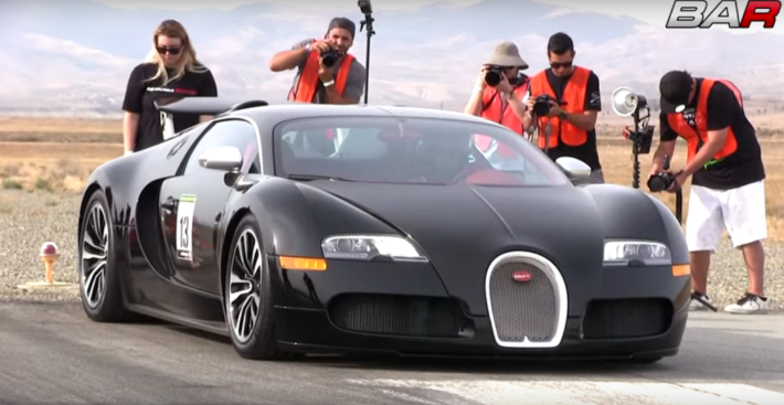 Bugatti Veyron Top Speed Testing