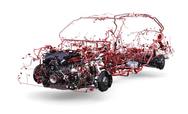 Check Out How Much Wiring Goes Into The Bentley Bentayga