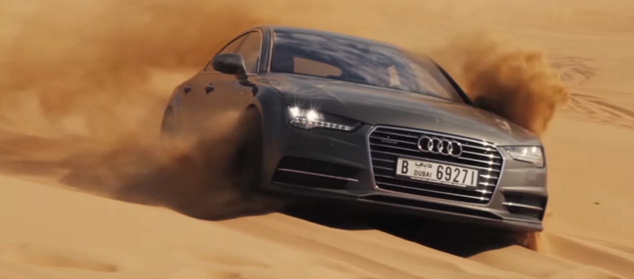Audi A7: Taken off-road in Dubai