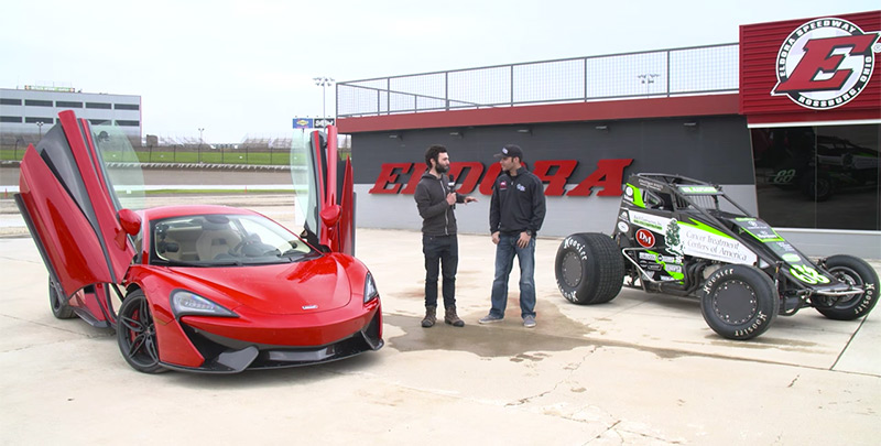 Taking a McLaren 570S to a Dirt Track and Learning to Turn Left