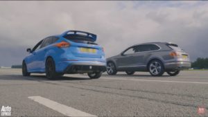 Bentley Bentayga and Ford Focus RS Drag Race Is No Call