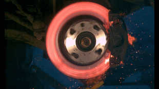 Brake Rotor Explodes in Super Slo-Mo