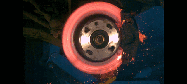 Brake Rotor Explodes in Super Slo-Mo