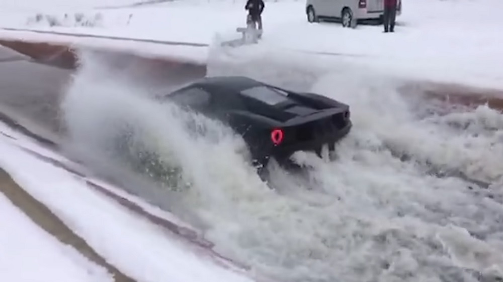 Watch Ford Attempt to Drown a 2017 GT