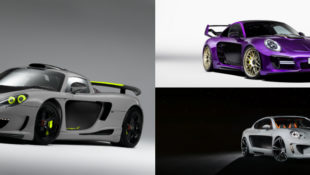 A trio of outrageous Gemballa Porsches.