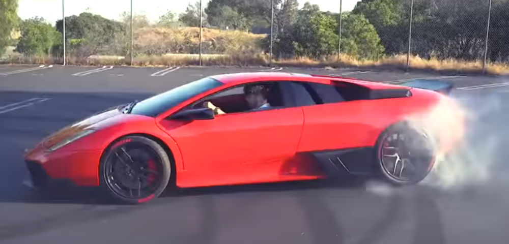 Check Out a Straight-piped Manual Murcielago (Video)