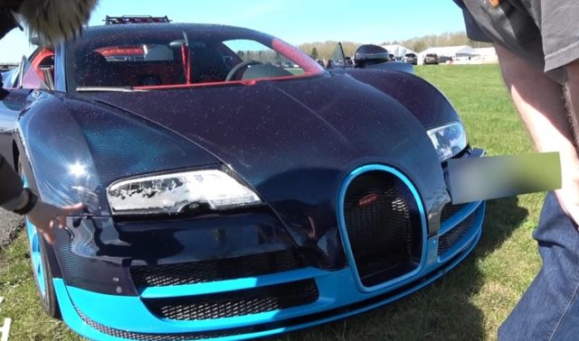 Bugatti Veyron Driver Majorly Fails at Turning and Braking
