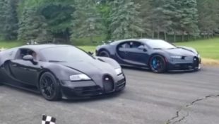 Bugatti Chiron Vs Veyron Front