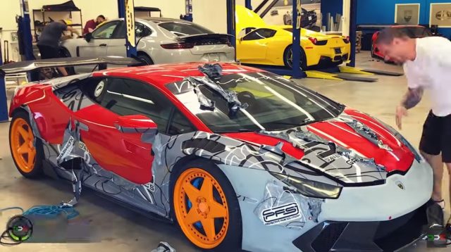 Lamborghini Wrap Removal: More Fun than Peeling Glue