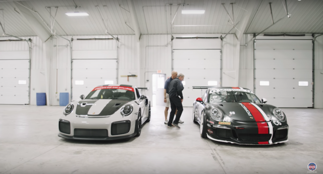 Steve Dimakos' Porsche 911 GT2 RS and GT3 Cup.