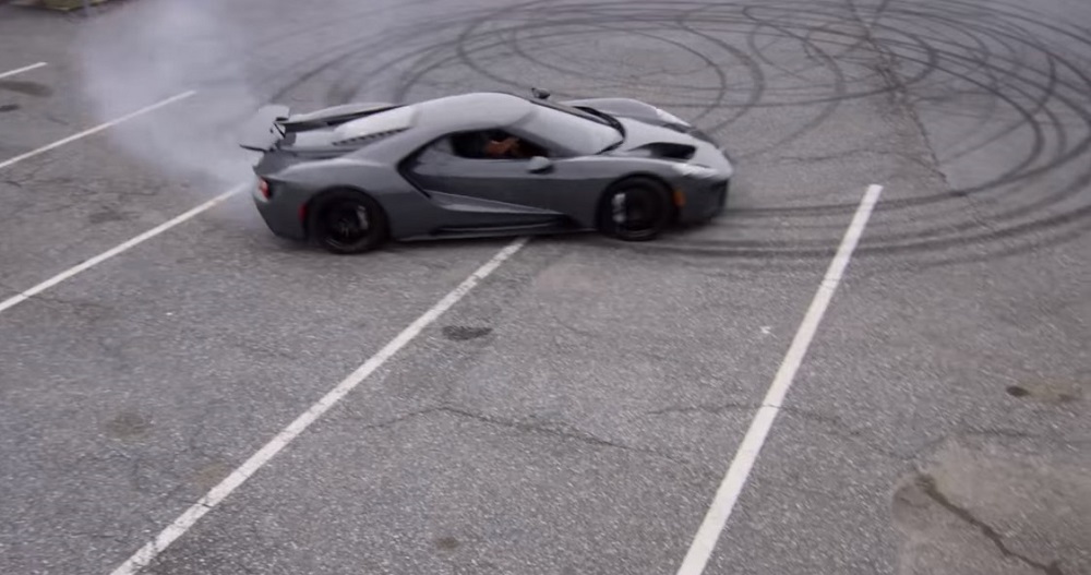 Vaughn Gittin Jr. Serves Up Some Tasty Donuts in His Ford GT!