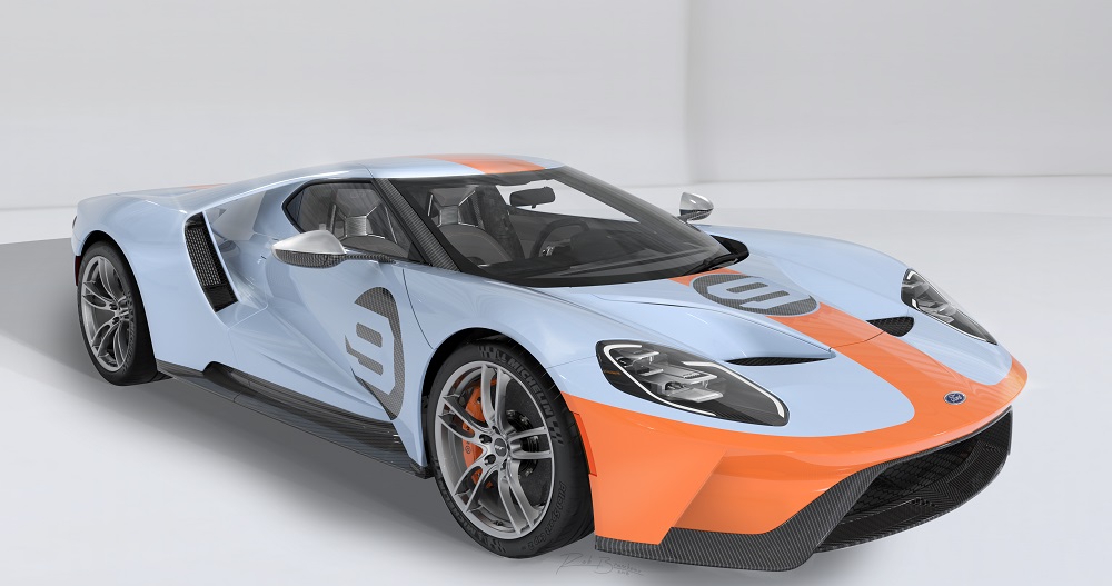 Ford Donates 2019 Ford GT ‘Gulf’ Heritage Edition to Support United Way