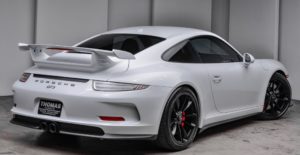 2015 Porsche 911 GT3 Carrera White Rear Corner