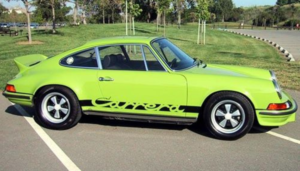 Green Porsche