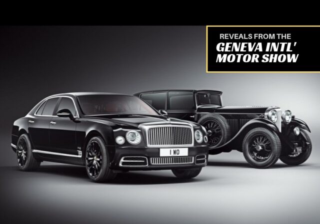 Bentley Celebrates 100 Years with Debuts at Geneva Auto Show