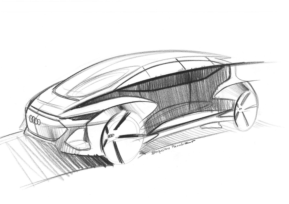 Audi Q4 Concept Sketches Shown Ahead of Beijing Show