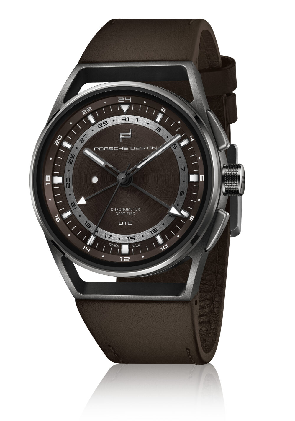 Porsche Design 1919 Globetimer UTC Titanium Brown