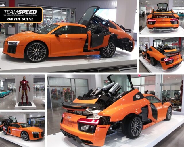 <i>Iron Man</i>‘s ‘Exploded’ Audi R8 V10 Cruises into L.A.’s Petersen Museum