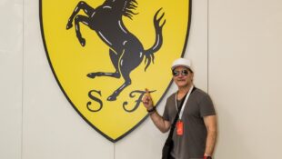Eric Singer visits Ferrari