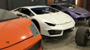 Fake Ferrari and Lamborghini Factory