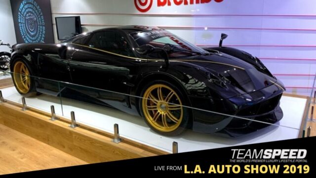 Pagani Huayra Joins Brembo at the 2019 Los Angeles Auto Show