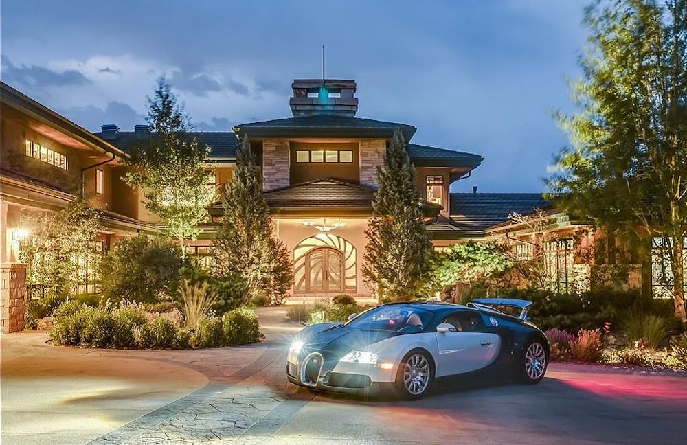 Mansion of Ex-racer Richard Berry Comes with 30-car Garage