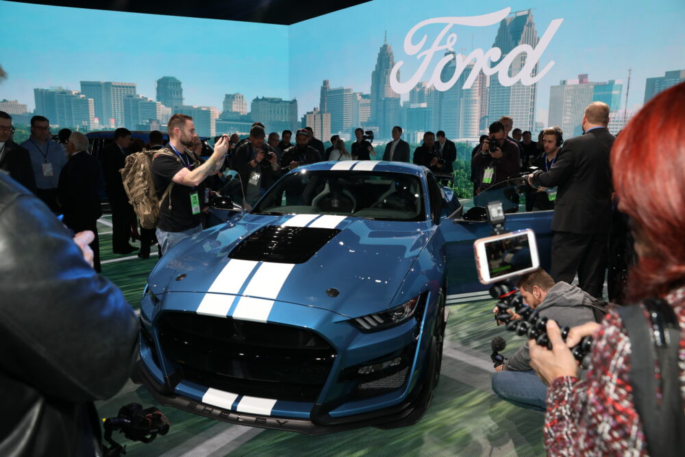 Ford Mustang GT500 at the Detroit Auto Show