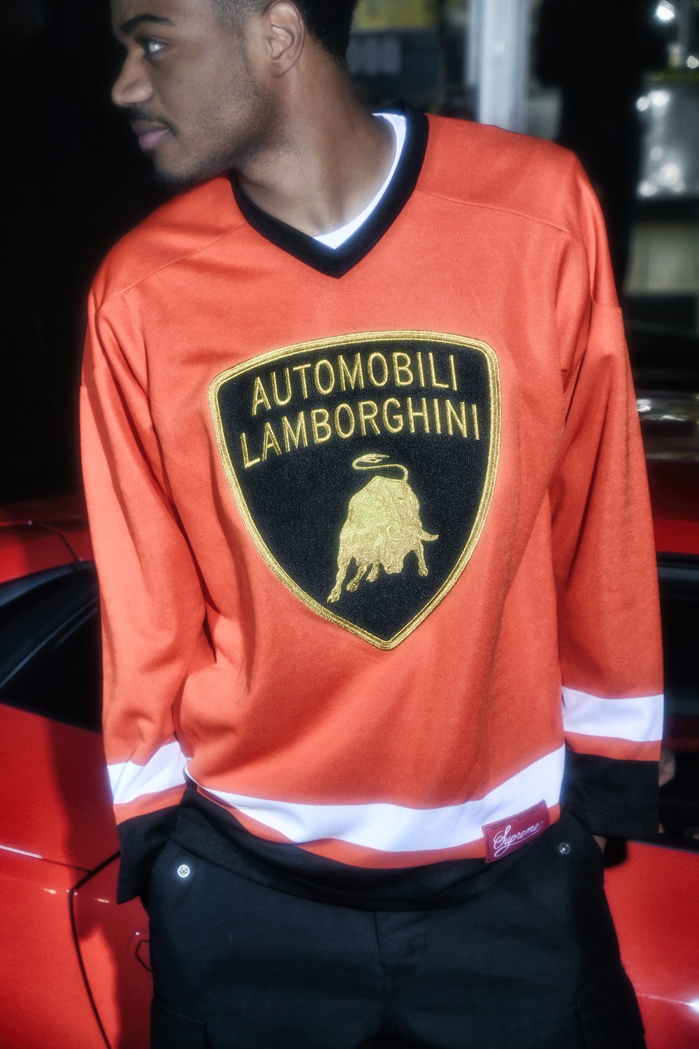 Lamborghini and supreme clothing collection