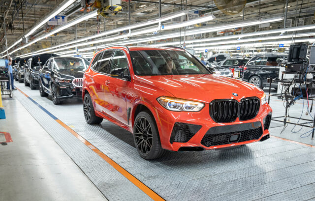 The 5 millionth car, an X5M, on 6/8/20