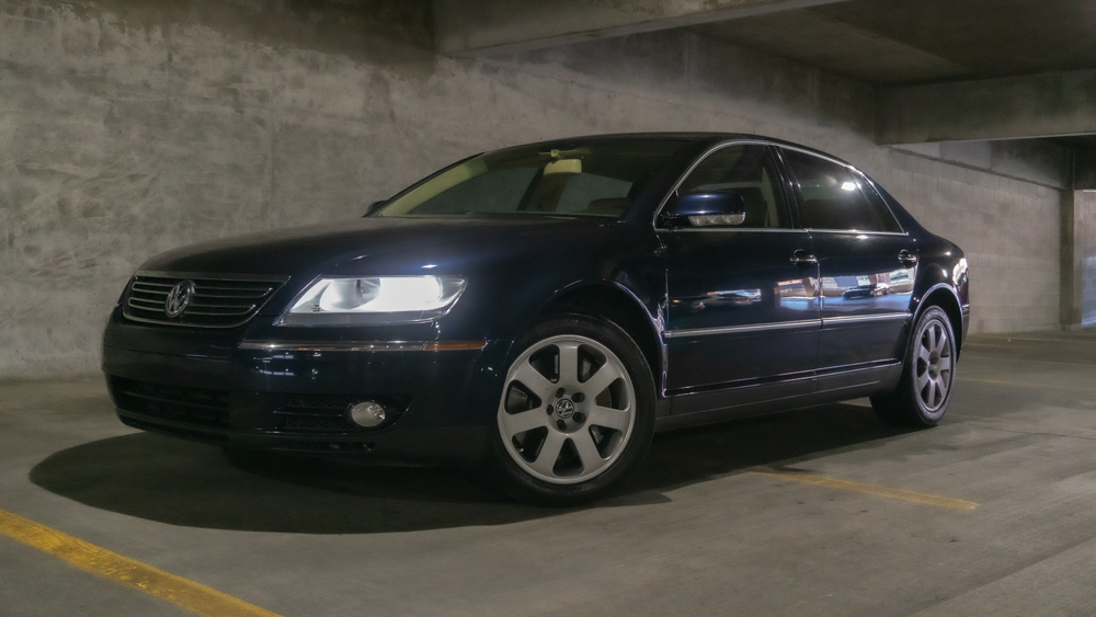 2005 Volkswagen Rare W12 With Daytime Running Lights Parking Garage Photoshoot