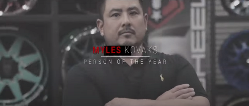 Myles Kovacs DUB SEMA person of the year