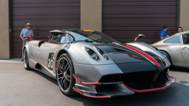 Pagani Huayra BC Roadster in Hailey Idaho for Sun Valley Tour De Force