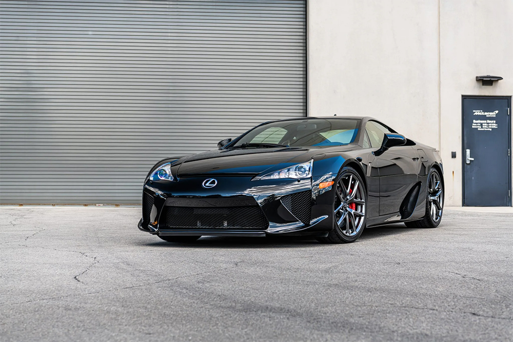 Lexus LFA with only 208 miles on Bring A Trailer